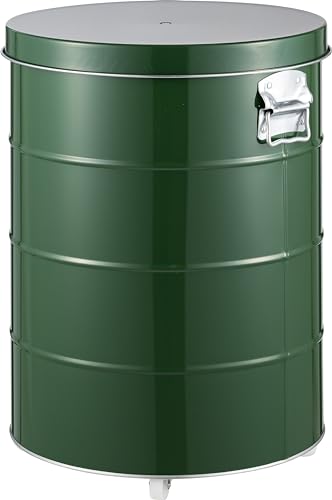 OBAKETSU 渡辺金属元素製造 オバケツ ライスストッカー 30kg キャスター付 緑であること RS30G キッチン用品・食器・調理器具-米びつ