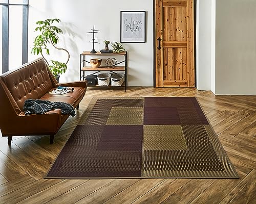 イケヒコ 国産 い草 ラグ カーペット モーニングII 約191*250* ベージュ #8240730