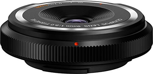 OLYMPUS ミラーレス一眼 9mm f8 フィッシュアイ ボディキャップレンズ ブラック BCL-0980 BLK