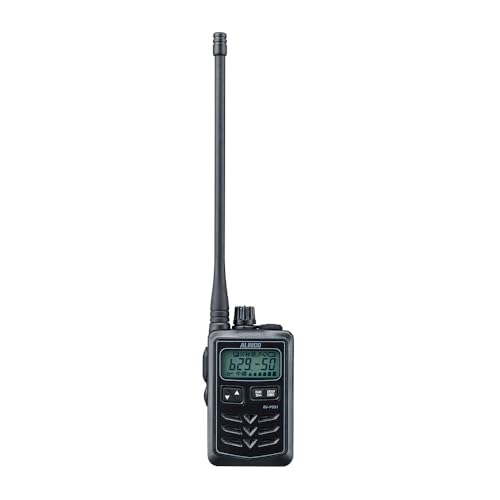 ALINCO アルインコ 47ch 中継ぎ相応う 防浸 小型一種独特小ワット数トランシーバー DJ-P321BL ロング空中線印字機 黒いこと