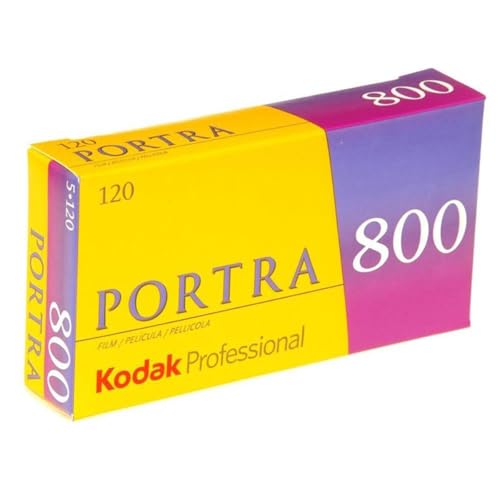 Kodak カラーネガティブフィルム プロフェッショナル用 ポートラ800 120 5本パック 8127946｜BeLugastore 16,668円