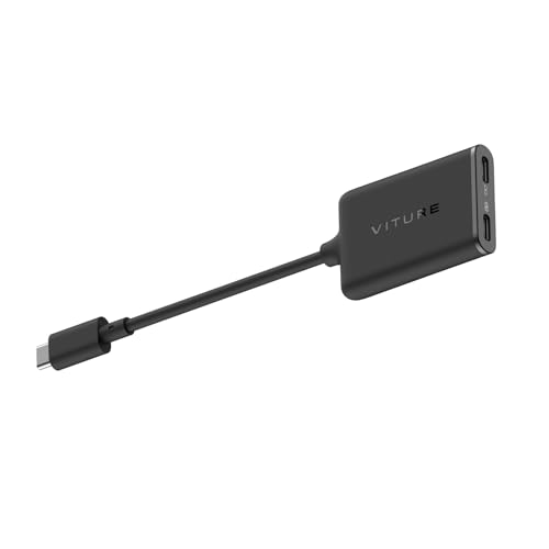 VITURE USB-C XR充電アダプター iPhone 17/17 Pro/17 Pro Max/16/16 Plu/16 Pro/15 Pro Max/15 Pro対応 - マルチスクリーン・3DoF強化・空間3D・VR動画機能有効化/充電しながらプレイ可能 VITURE One/Pro XRグラス両モデル|BeLugastore