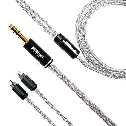 WiseTech NOBUNAGA Labs CERES (ケレス) 4.4mm5極バランス/カスタムIEM2pin NLV-CRS シルバー