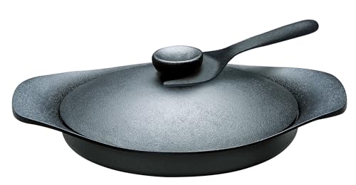 柳宗理 Sori Yanagi シンプルなデザインと高い実用性を兼ね備えた南部鉄器グリルパン 日本製 鉄蓋・ハンドル付 IH対応
