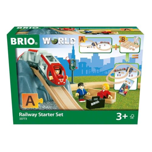 BRIO (ブリオ) WORLD 8の字スターターセット 「全26ピース」 33773 対象年齢 3歳* おもちゃ 玩具 木製おもちゃ 木製レール レールセット プレゼント 誕生日/クリスマス