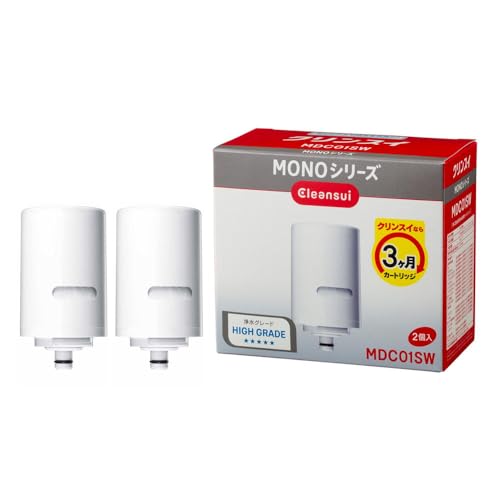 クリンスイ 浄水器 水道の栓直結型 MONOつづき物 取り替えっこ薬莢 2個入り口・入口 MDC01SW