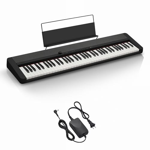カシオ(CASIO) 電子キーボード カシオトーン CT-S1-76 BK(ブラック) 76鍵盤キーボード 高品位な音色で幅広いジャンルの曲を演奏可能|BeLugastore