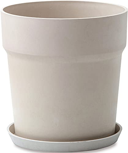 ポッシュリビング アーバンプランツポット ソリッド ミルク Φ26.5*H28cm 81045