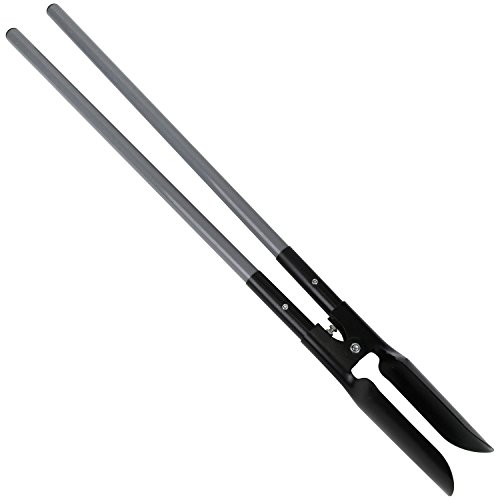 千吉(Senkichi) 複式ショベル 穴掘り器 全長約1200mm 穴掘り径9*12cm