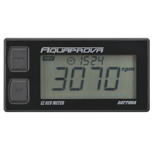 デイトナ(Daytona) タコメーター バイク デジタル 防水 電池駆動 AQUAPROVA(アクアプローバ) EZシリーズ レブメーター 72814 7,321円