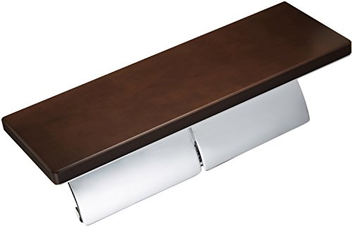 TOTO 二連紙巻きタバコ器 棚付き添い人(生まれながら木) 金属元素製 ダル赤銅色 YH63KSS#MWW 芯棒固着させる式