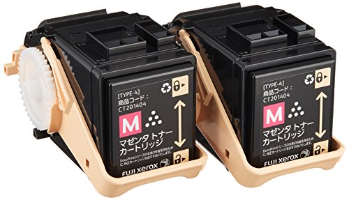 富士ゼロックス 完全無欠 トナーカートリッジ マゼンタ ( M ) 2本書き割り CT201404