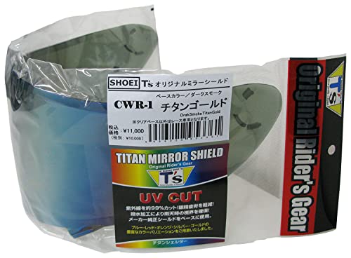 [ティーズ] ミラーシールド CWR-1ピンロック チタンゴールド ダークスモーク｜BeLugastore