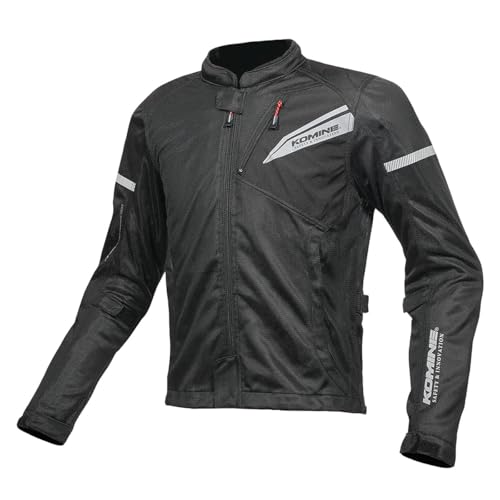 [KOMINE] バイク用 ジャケット プロテクトフルメッシュジャケット JK-140 1219 春夏向け CE規格レベル2 メッシュ素材 プロテクター 07-140 レディース Solid Black WL｜BeLugastore