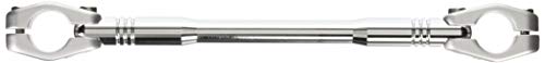 ハリケーン(HURRICANE) ハンドルブレース φ7/8インチハンドル用 スリムタイプ SSサイズ 240mm クロームメッキ&シルバー HB0686C