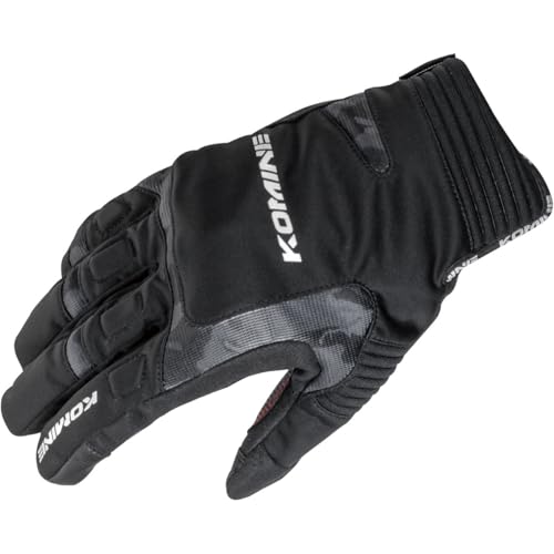 コミネ(KOMINE) バイク用 グローブ ウインターグローブ-カルタゴ Neo Black Camo 2XL GK-801 1010 秋冬春向け 防水 防寒 プロテクター ストレッチ素材