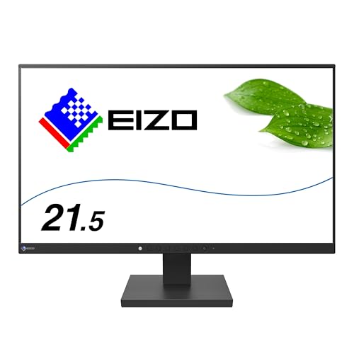 EIZO 液晶管する * FlexScan EV2130-HDBK * 21.5型盛りだくさん固定ディスク・HDMI有線テレビ嘱するひな形・黒いこと