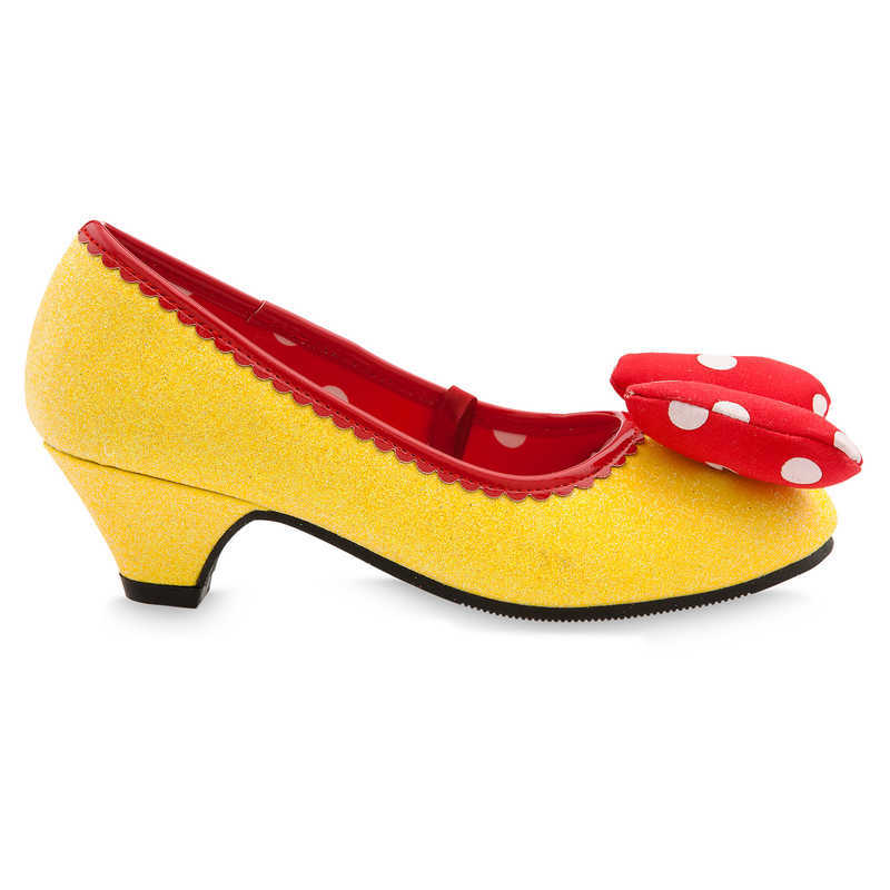 Disney Minnie Mouse Costume Shoes for Kids Yellow Yellow