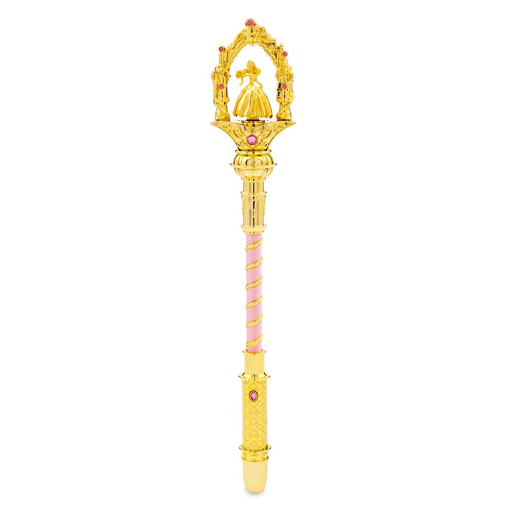 【取寄せ】 ディズニー Disney US公式商品 眠れる森の美女 オーロラ姫 プリンセス 光る ライトアップ ワンド 杖 ステッキ バトン コスチューム 衣装 ハロウィン ハロウィーン [並行輸入品] Aurora Light-Up Wand ? Sleeping Beauty グッズ ストア プレゼント ギフト ク画像