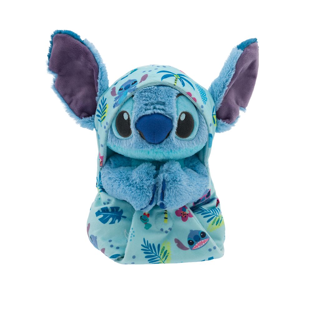 【1-2日以内に発送】 ディズニー Disney US公式商品 スティッチ リロとスティッチ リロ おくるみ ブランケット スワドル ベビー服 パジャマ 小サイズ ぬいぐるみ 人形 おもちゃ [並行輸入品] Stitch Plush in Swaddle ? Lilo & Stitch ? Disney Babies ? Small 11 3/4''｜ビーマジカル店