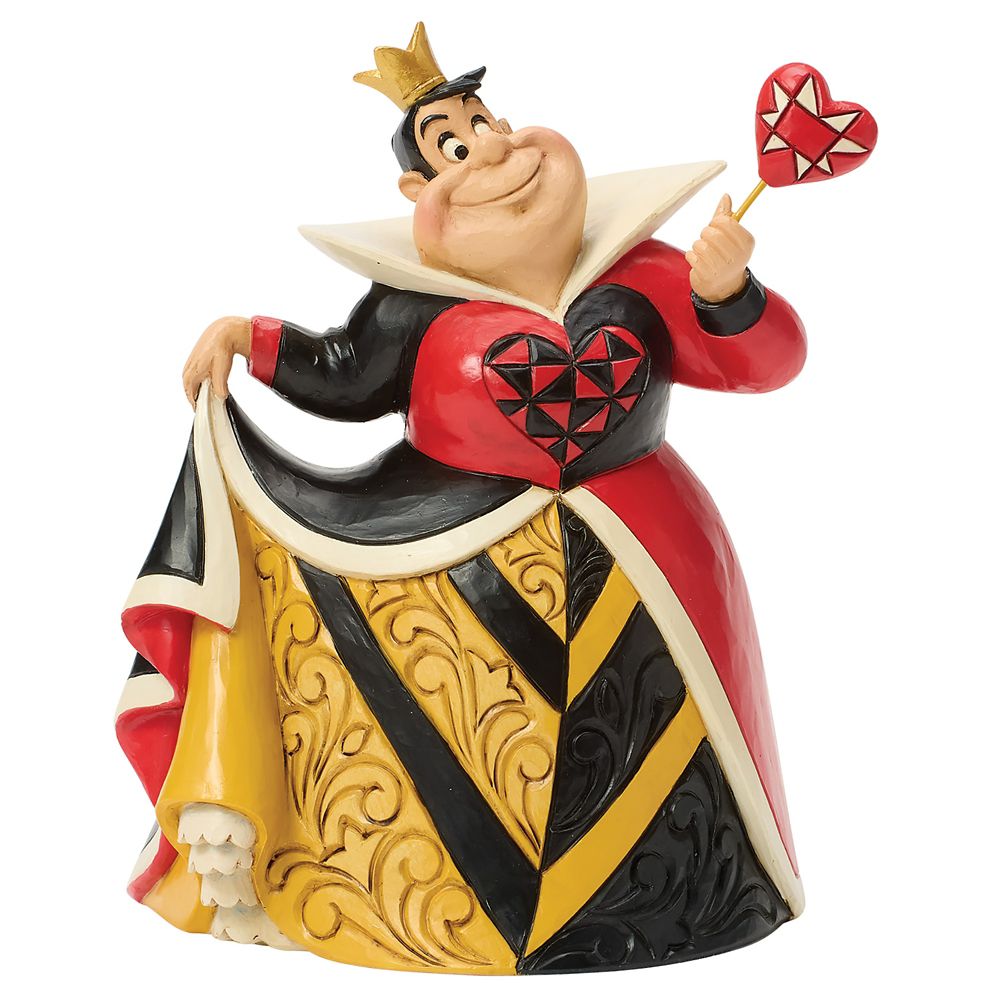 【取寄せ】 ディズニー Disney US公式商品 アリス ふしぎの国のアリス ハートの女王 ふしぎの国 置物 フィギュア ジムショア 人形 おもちゃ [並行輸入品] The Queen of Hearts ''Off With Their Heads!'' Figure by Jim Shore ??Alice in Wonderland グッズ ストア｜ビーマジカル店
