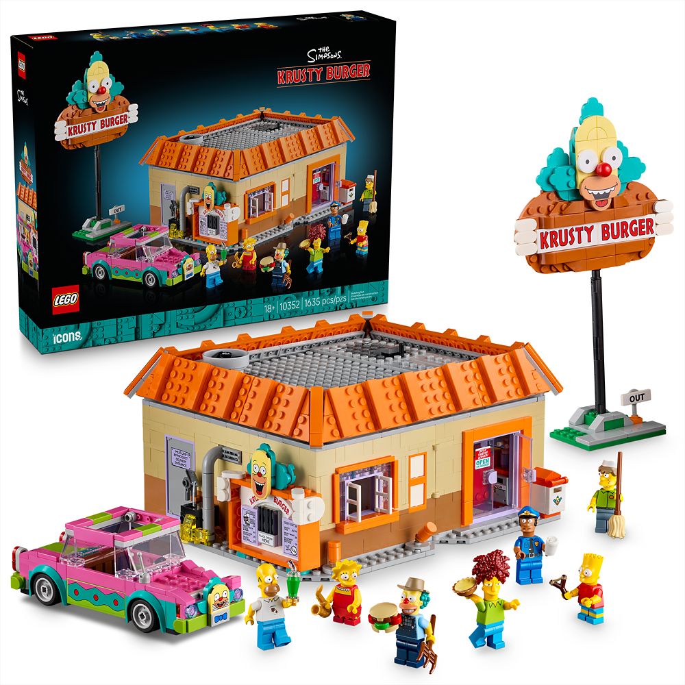 【取寄せ】 ウォルトディズニー Disney US堅苦しさ商いもの レゴブロック LEGO レゴ 手あそび シンプソンズ レゴ LEGO レゴブロック 手あそび  [並行輸入品] LEGO Icons The Simpsons: Krusty Burger 10352 グッズ バス発着場 差し上げ物 差し上げ物 生まれ落ちる日 一般受け