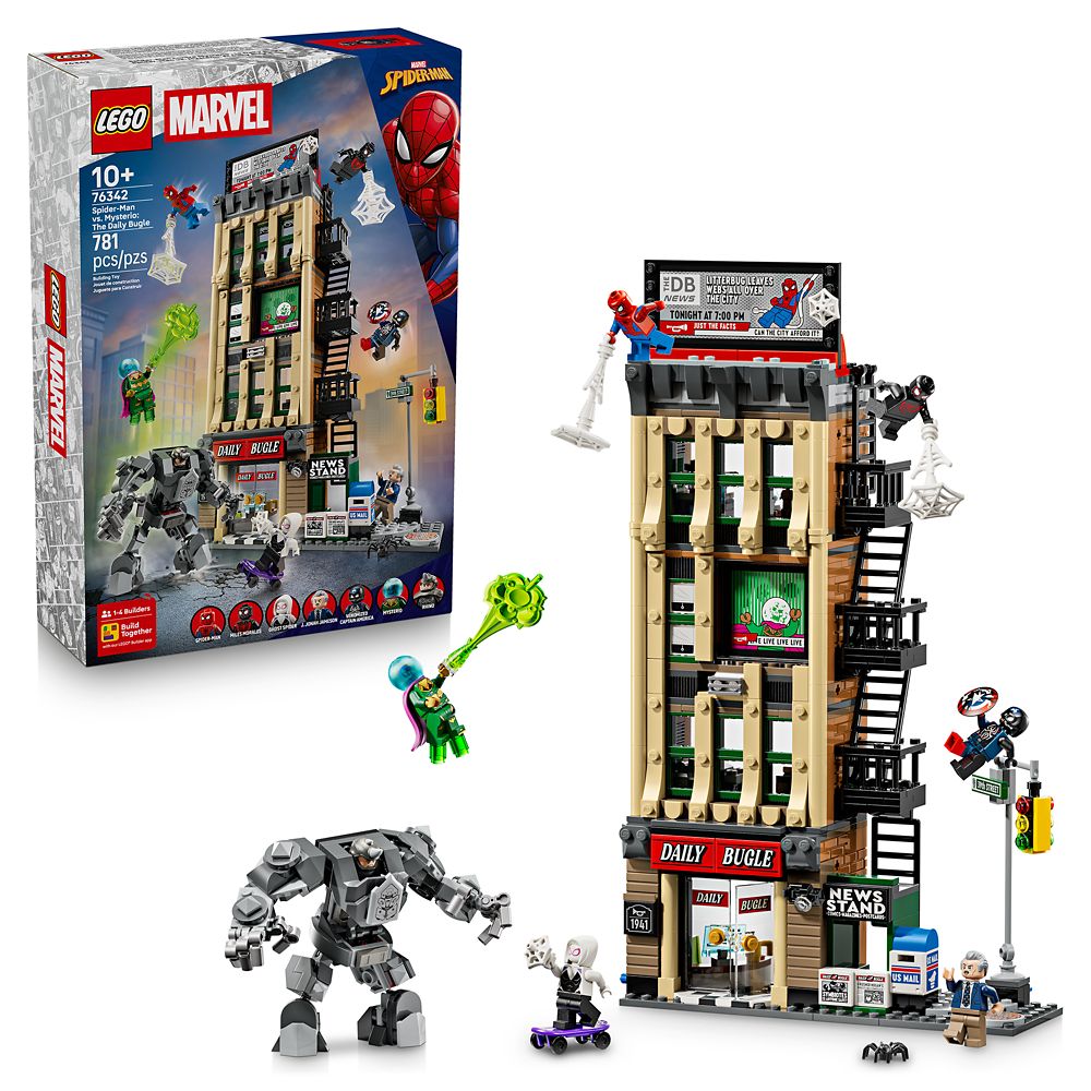 【取寄せ】 ウォルトディズニー Disney US堅苦しさ商いもの スパイダーマン レゴブロック LEGO レゴ 手あそび レゴ LEGO レゴブロック 手あそび  [並行輸入品] LEGO Spider-Man vs. Mysterio: The Daily Bugle 76342 グッズ バス発着場 差し上げ物 差し上げ物 生まれ落ちる日 一般受け