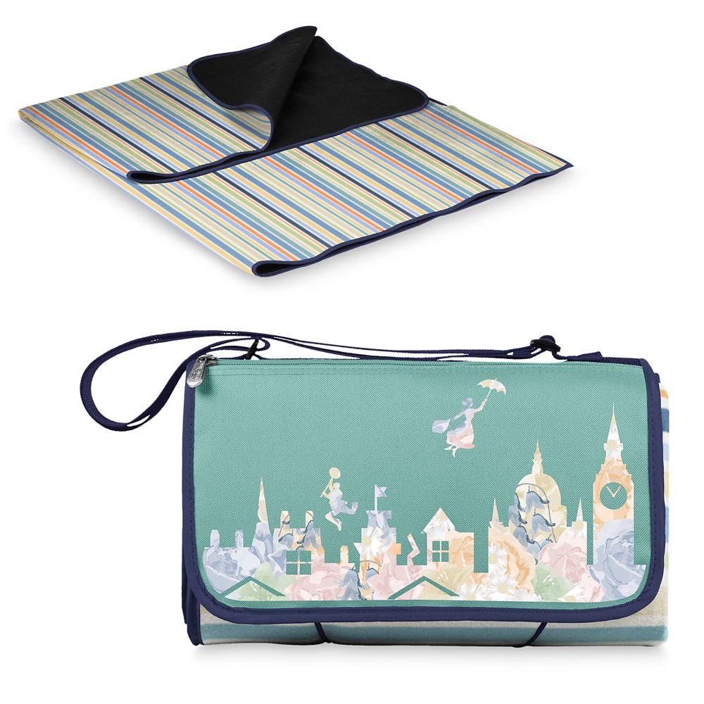 【取寄せ】 ディズニー Disney US公式商品 メリーポピンズ Mary Poppins トートバッグ バック 鞄 かばん 手提げ ブランケット 毛布 タオル [並行輸入品] Mary Poppins Blanket Tote グッズ ストア プレゼント ギフト クリスマス 誕生日 人気｜ビーマジカル店