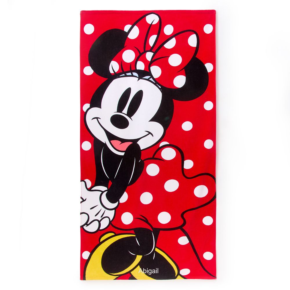 【取寄せ】 ウォルトディズニー Disney US堅苦しさ商いもの ミニーマウス ミニー 西洋手ぬぐい 布巾 砂浜西洋手ぬぐい 二階建てバス西洋手ぬぐい  [並行輸入品] Minnie Mouse Beach Towel ? Personalized グッズ バス発着場 差し上げ物 差し上げ物 生まれ落ちる日 一般受け