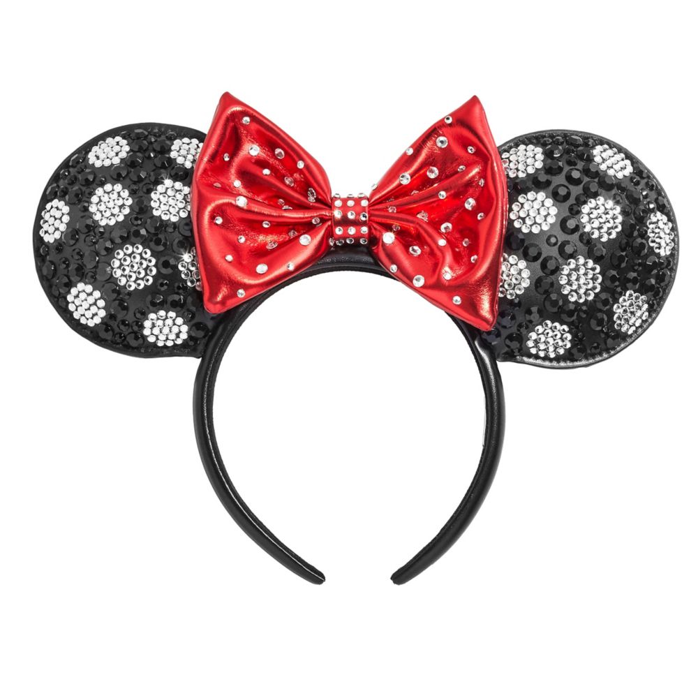 【取寄せ】 ディズニー Disney US公式商品 ミニーマウス ミニー 大人用 大人 ヘッドバンド ヘアアクセサリー イヤーヘッドバンド アクセサリー バンド [並行輸入品] Minnie Mouse Gem-Studded Ear Headband for Adults by BaubleBar グッズ ストア プレゼント ギフト｜ビーマジカル店