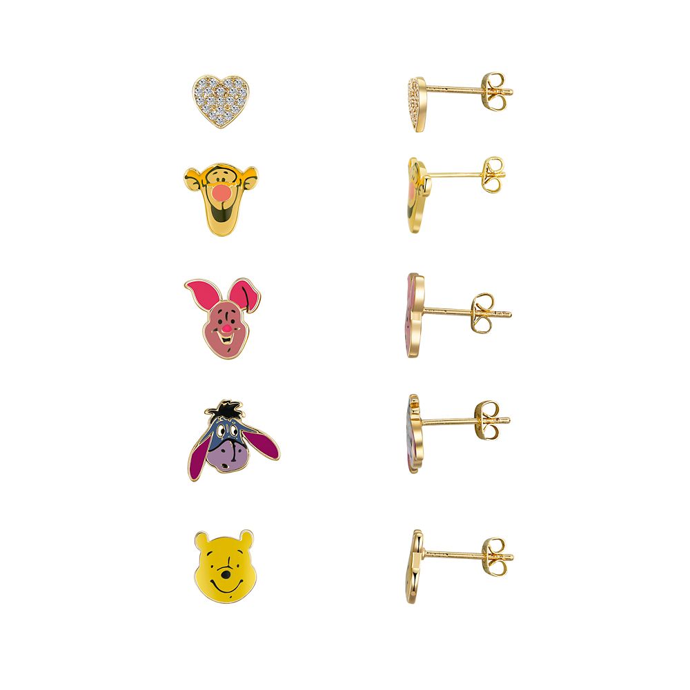 【取寄せ】 ディズニー Disney US公式商品 くまのプーさん ぷーさん プーさん pooh ピアス ジュエリー アクセサリー セット [並行輸入品] Winnie the Pooh and Pals Character Earring Set グッズ ストア プレゼント ギフト 誕生日 人気｜ビーマジカル店