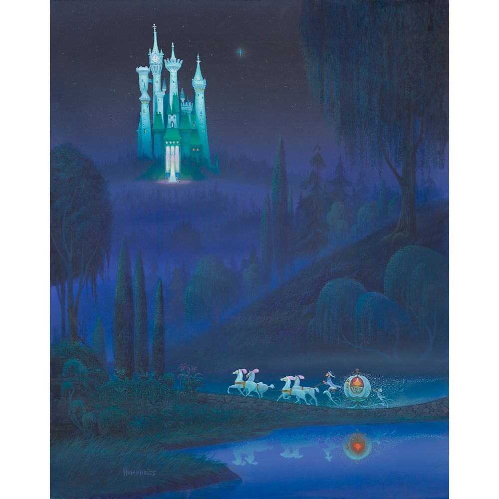 【取寄せ】 ディズニー Disney US公式商品 シンデレラ プリンセス ウィッシュ 限定版 限定 キャンバス キャンバスアート 絵画 絵 アート インテリア 壁 装飾 デザイン [並行輸入品] Cinderella ''Wishes Do Come True'' Gallery Wrapped Canvas by Michael Humphries｜ビーマジカル店