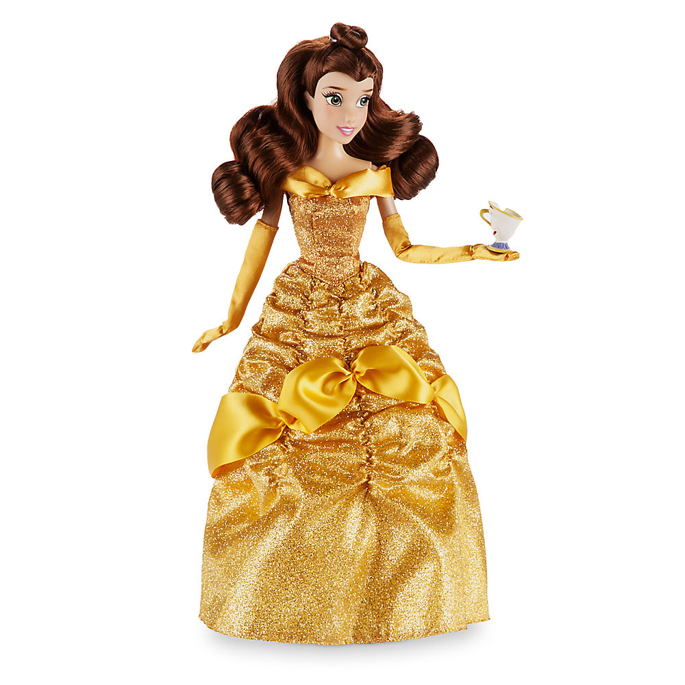 Disney Princess Classic Belle Doll includes Chip from The Beauty /& the Beast