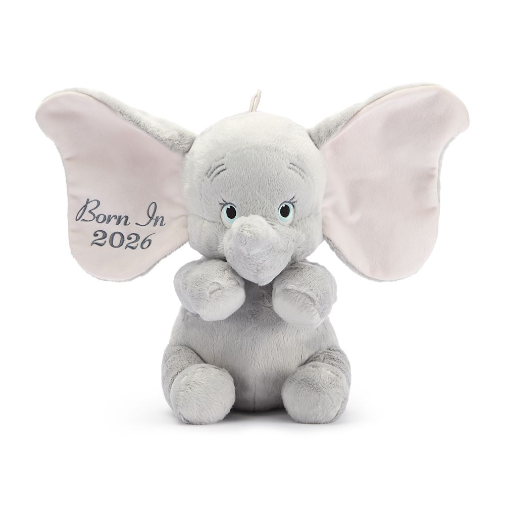 【取寄せ】 ディズニー Disney US公式商品 ダンボ Dumbo 赤ちゃん ベビー 幼児 女の子 男の子 ベビー ぬいぐるみ 人形 おもちゃ 27.5cm [並行輸入品] Dumbo ''Born in 2026'' Plush for Baby ? 11'' グッズ ストア プレゼント ギフト 誕生日 人気｜ビーマジカル店