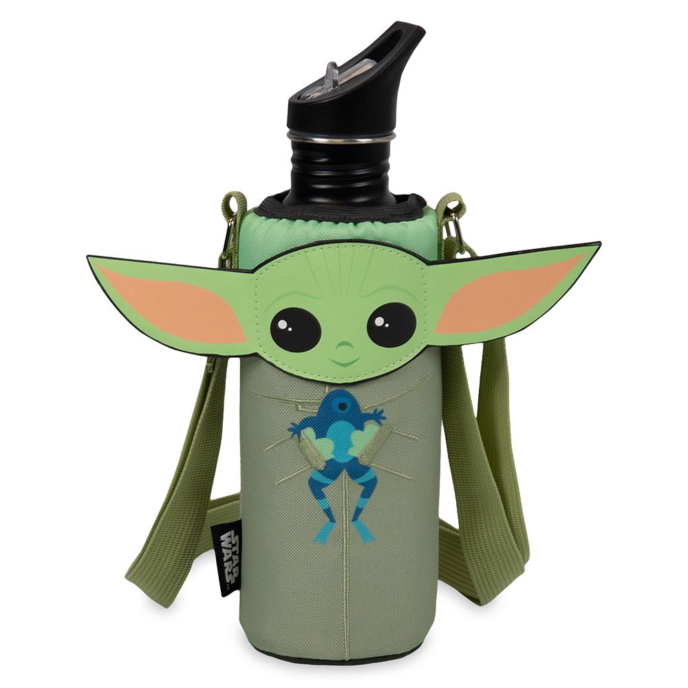 【取寄せ】 ウォルトディズニー Disney US堅苦しさ商いもの スターウォーズ マンダロリアン グローグー グローグ ヨーダ ベビーヨーダ 吸い筒 お水瓶 トートバッグ うしろ側 鞄 かばん 手提げ ティーシャツ 服 瓶 ステンレス鋼製 クーラートート 保温動作 [並行輸入品] Grogu