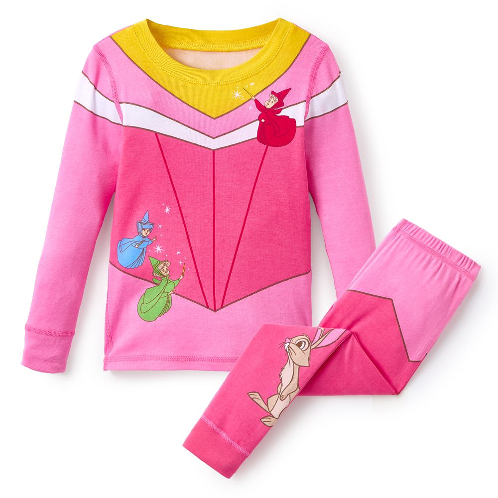 【取寄せ】 ウォルトディズニー Disney US堅苦しさ商いもの 眠れる森のもの言う花 オーロラ姫 妃殿下 赤ちゃん キッズ 御姉さん お坊っちゃん パジャマ 寝巻き お部屋着 服 お召しもの お召しもの お召しもの コスプレ ハロウィン 頭光ウィーン 寝具  [並行輸入品] Aurora Costume PJ PALS for Kids ? Sleeping