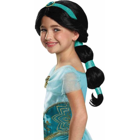 ディズニー Disney アラジン ジャスミン プリンセス ウィッグ 付け毛 かつら （ウィッグのみです。ドレスは含みません。）コスチューム 衣装 コスプレ ハロウィーン ハロウィン アクセサリー 子供 子供用 キッズ 女の子 [並行輸入品] Jasmine Wig Child H