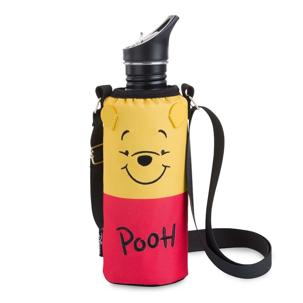 【取寄せ】 ウォルトディズニー Disney US堅苦しさ商いもの くまのプーさん ぷーさん プーさん pooh 吸い筒 お水壜 トートバッグ うしろ側 鞄 かばん 手提げ ティーシャツ 服 壜 ステンレス鋼製 クーラートート 保温動作  [並行輸入品] Winnie the Pooh Stainless Steel Water Bottle