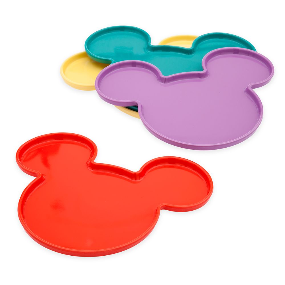 【取寄せ】 ウォルトディズニー Disney US堅苦しさ商いもの ミッキーマウス パディ 一皿 お皿 食器 仕掛ける  [並行輸入品] Mickey Mouse Icon Melamine Appetizer Plate Set ? Mousewares グッズ バス発着場 差し上げ物 差し上げ物 生まれ落ちる日 一般受け キッチン用品・食器・調理器具-皿・プレート-食器