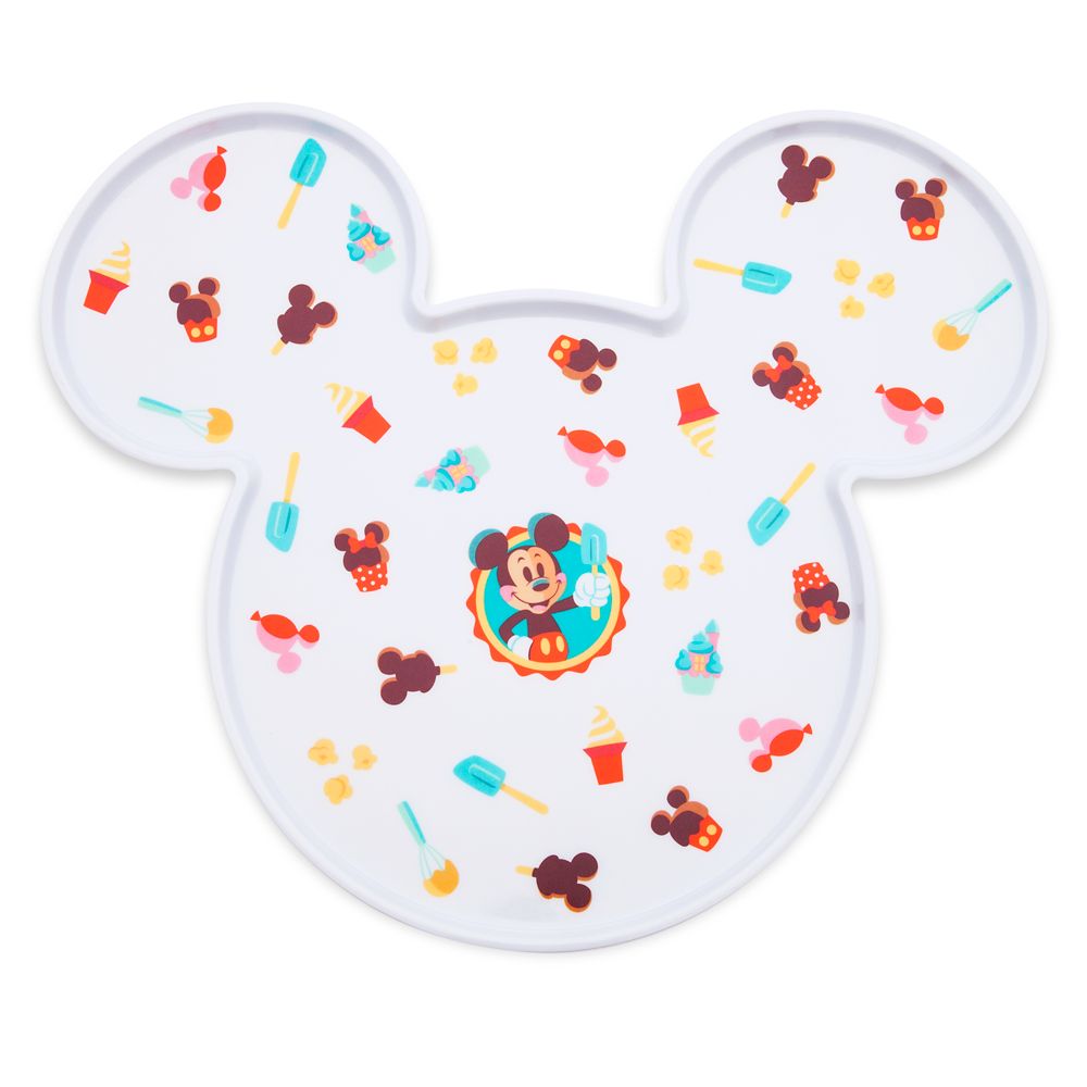 【取寄せ】 ウォルトディズニー Disney US堅苦しさ商いもの ミッキーマウス パディ 一皿 お皿 食器  [並行輸入品] Mickey Mouse Icon Melamine Serving Plate ??Mousewares グッズ バス発着場 差し上げ物 差し上げ物 生まれ落ちる日 一般受け