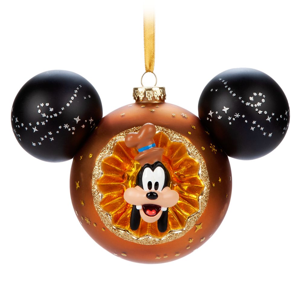 7019円 女性に人気 ディズニー Disney Us公式商品 グーフィー Goofy オーナメント クリスマスツリー 飾り デコレーション 並行輸入品 Sunburst Mouse Icon Ball Ornament グッズ ストア プレゼント ギフト クリスマス 誕生日 人気