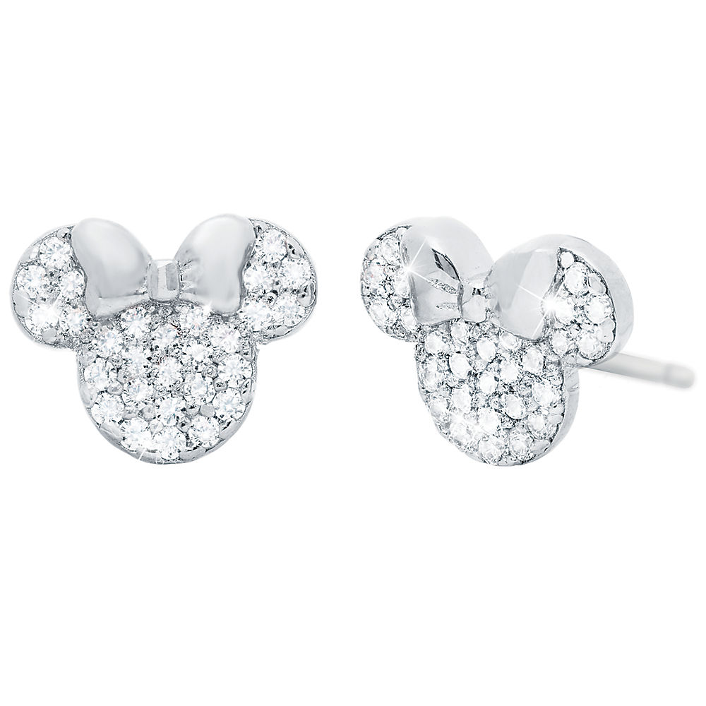 【CRISLU】US Disney Parks ミキミニ アイコン パール ピアス Disney Parks x CRISLU☆ミニーアイコン ピンクパールピアス