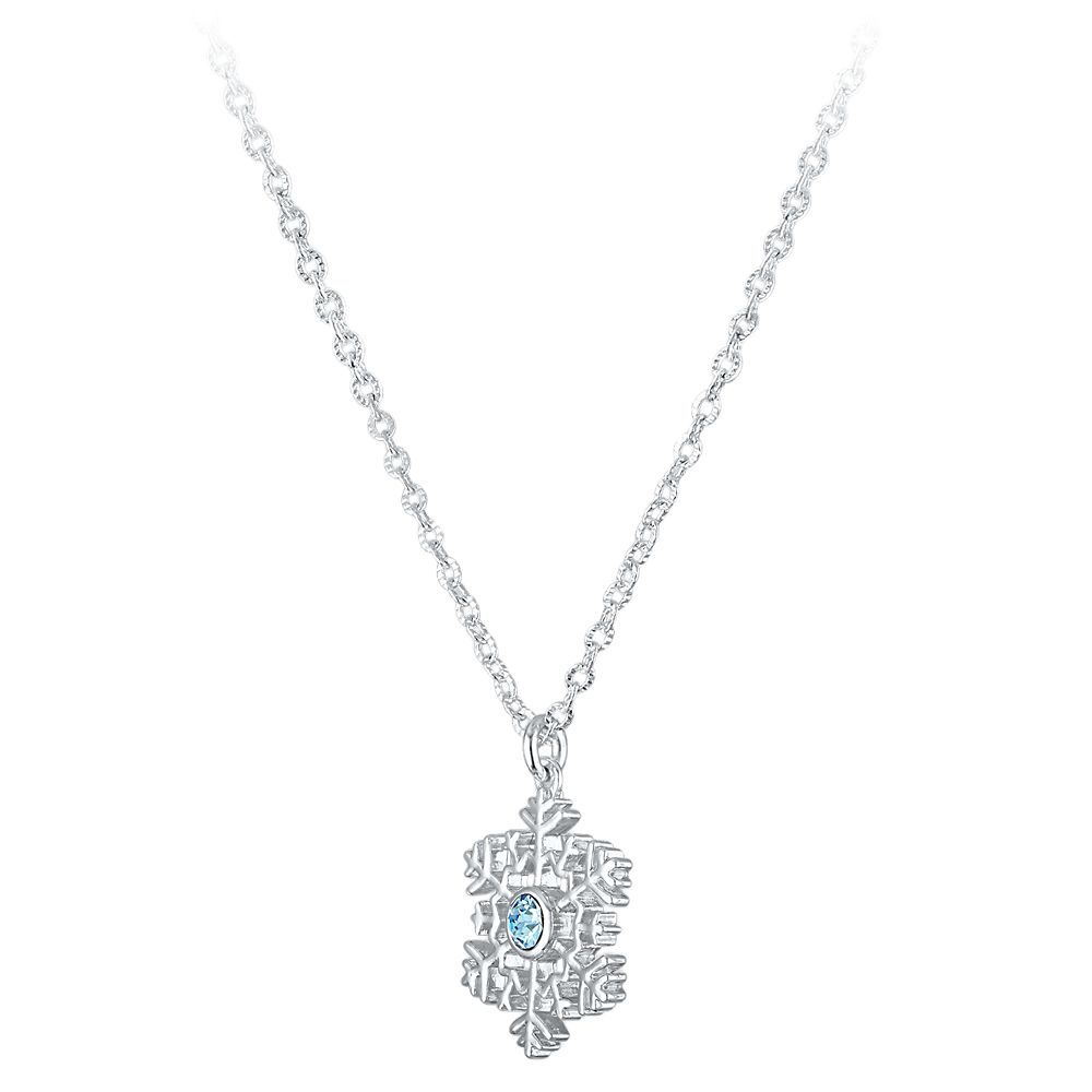 楽天市場 取寄せ ディズニー Disney Us公式商品 アナと雪の女王 アナ雪 プリンセス ネックレス ジュエリー アクセサリー スワロフスキー クリスタル 並行輸入品 Frozen Swarovski Crystal Snowflake Necklace グッズ ストア プレゼント ギフト クリスマス 誕生日