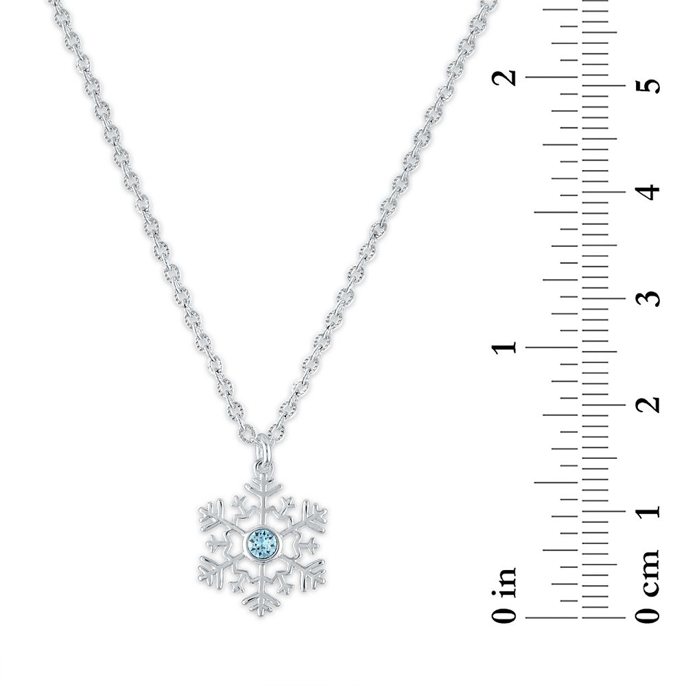 楽天市場 取寄せ ディズニー Disney Us公式商品 アナと雪の女王 アナ雪 プリンセス ネックレス ジュエリー アクセサリー スワロフスキー クリスタル 並行輸入品 Frozen Swarovski Crystal Snowflake Necklace グッズ ストア プレゼント ギフト クリスマス 誕生日