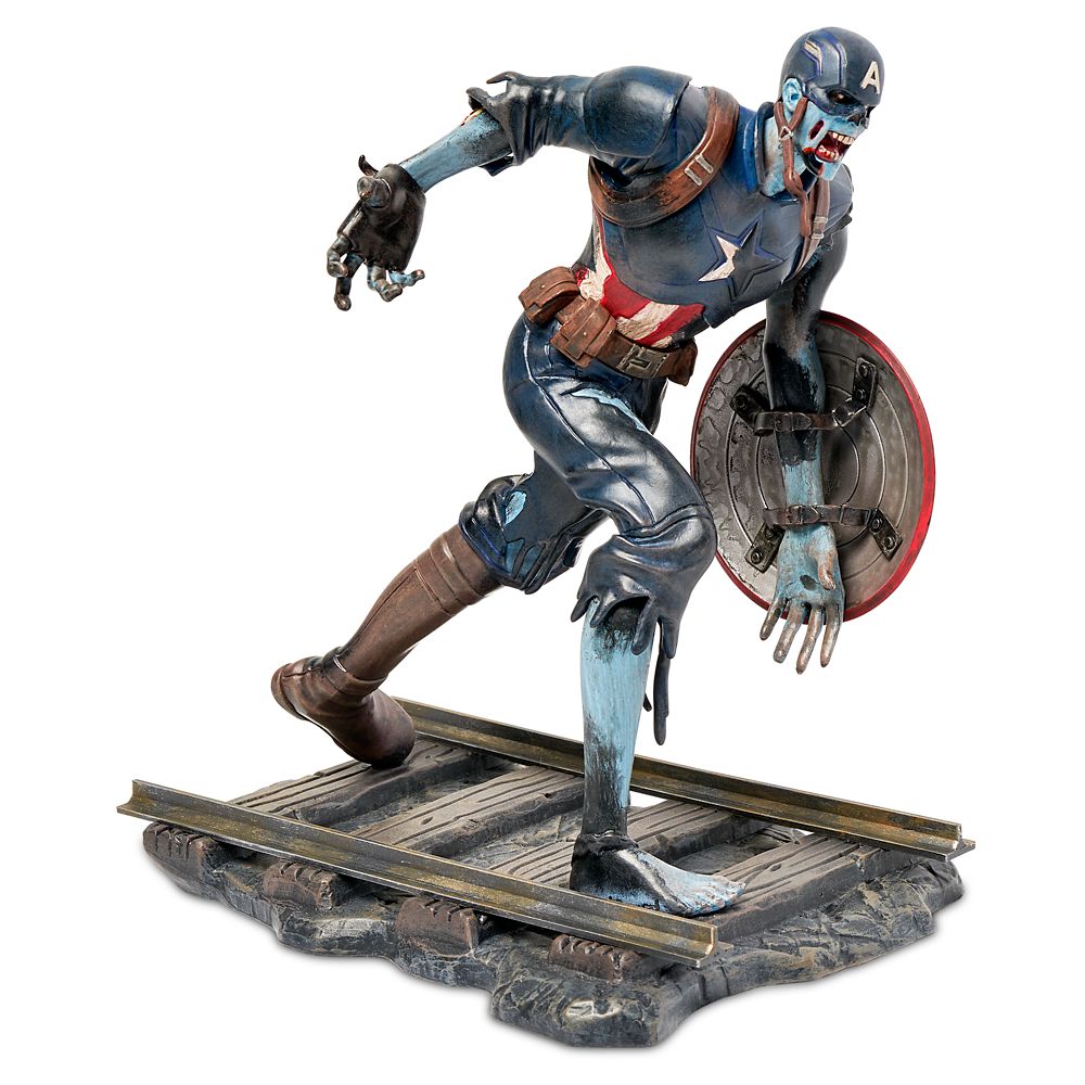 【取寄せ】 ディズニー Disney US公式商品 キャプテンアメリカ マーベル Marvel マーベルスタジオ ジオラマ 展示物 [並行輸入品] Zombie Captain America PVC Diorama by Diamond - Studios ''What If...?'' グッズ ストア プレゼント ギフト クリスマス 誕生日 人気画像