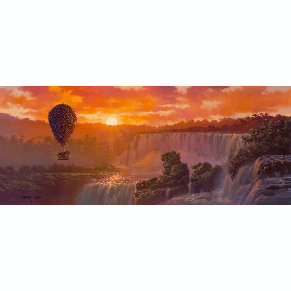 【取寄せ】 ディズニー Disney US公式商品 カールじいさんと空飛ぶ家 アート 絵 絵画 キャンバスアート 限定版 限定 キャンバス アドベンチャー ロデルゴンザレス [並行輸入品] Up ''A World of Adventure'' by Rodel Gonzalez Canvas Artwork ? Limited Edition グッズ ス｜ビーマジカル店