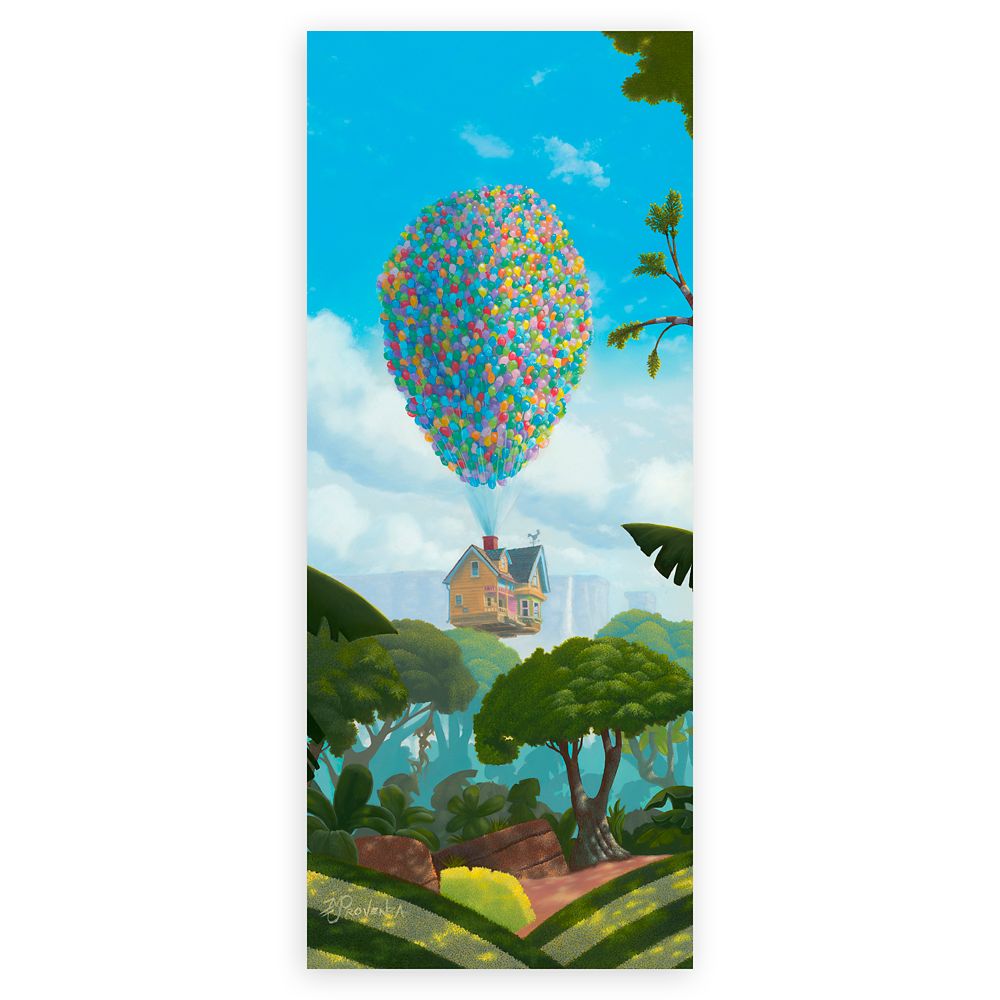 【取寄せ】 ディズニー Disney US公式商品 カールじいさんの空飛ぶ家 限定版 限定 キャンバス ミカエルプロヴェンザ [並行輸入品] Up ''Ellie's Dream'' by Michael Provenza Hand-Signed & Numbered Canvas Artwork ? Limited Edition グッズ ストア プレゼント ギフト ク画像