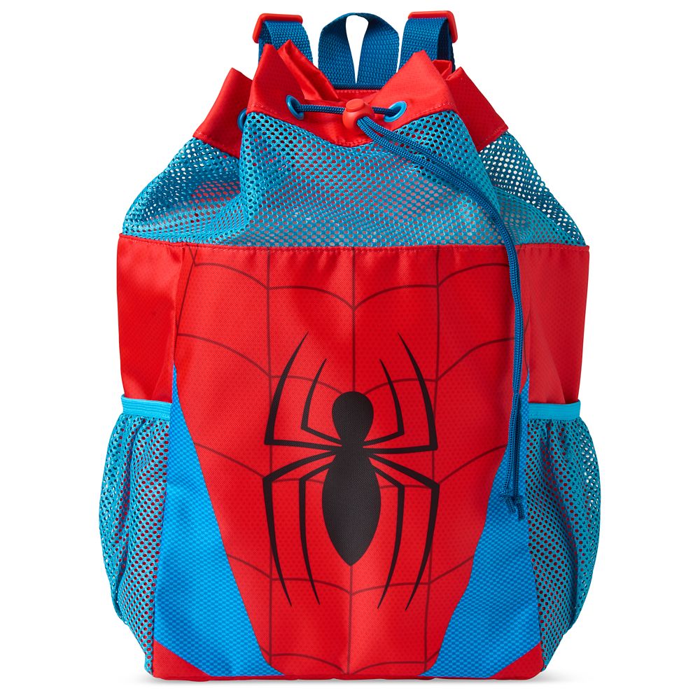 【取寄せ】 ディズニー Disney US公式商品 スパイダーマン スイムバッグ 水着 リュックサック バックパック バッグ 鞄 かばん [並行輸入品] Spider-Man Swim Backpack グッズ ストア プレゼント ギフト 誕生日 人気｜ビーマジカル店