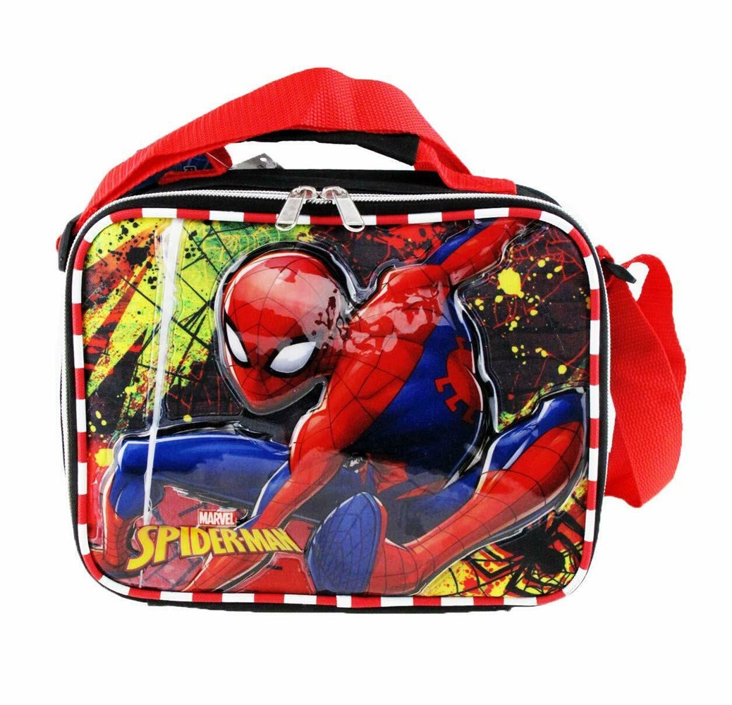 楽天市場 1 2日以内に発送 ディズニー Disney スパイダーマン スパイダー マーベル Marvel ランチバッグ ショルダーバッグ バッグ お弁当袋 お弁当バッグ かばん ポーチ 鞄 男の子 子供 子供用 男子 男児 ボーイズ キッズ 並行輸入品 クリスマス 誕生日 プレゼント