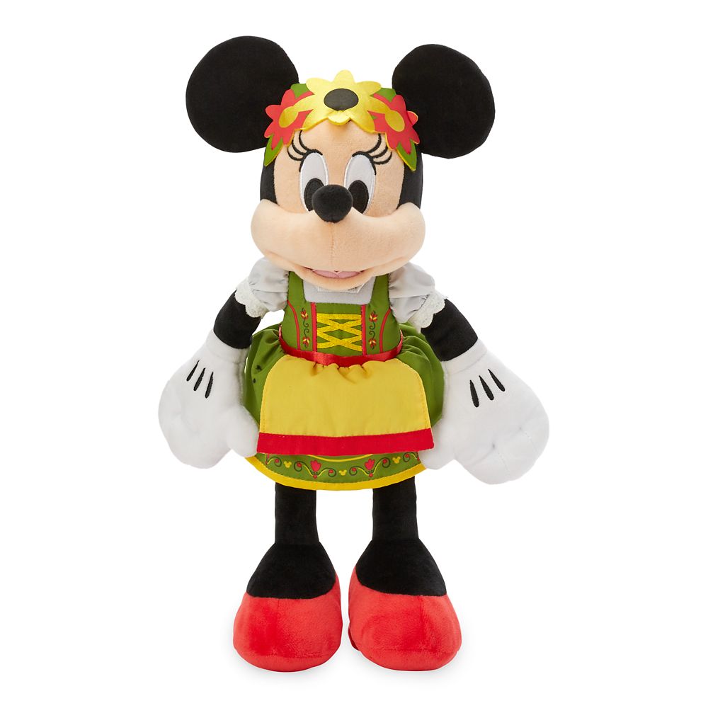 楽天市場 取寄せ ディズニー Disney Us公式商品 ミニーマウス ミニー 小サイズ ぬいぐるみ 人形 おもちゃ 32 5cm 並行輸入品 Minnie Mouse Bavarian Plush Germany World Showcase Small 13 グッズ ストア プレゼント ギフト クリスマス 誕生日 人気 ビー
